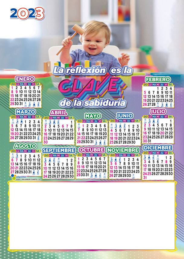 Almanaque Millenium Cartón ¼ 